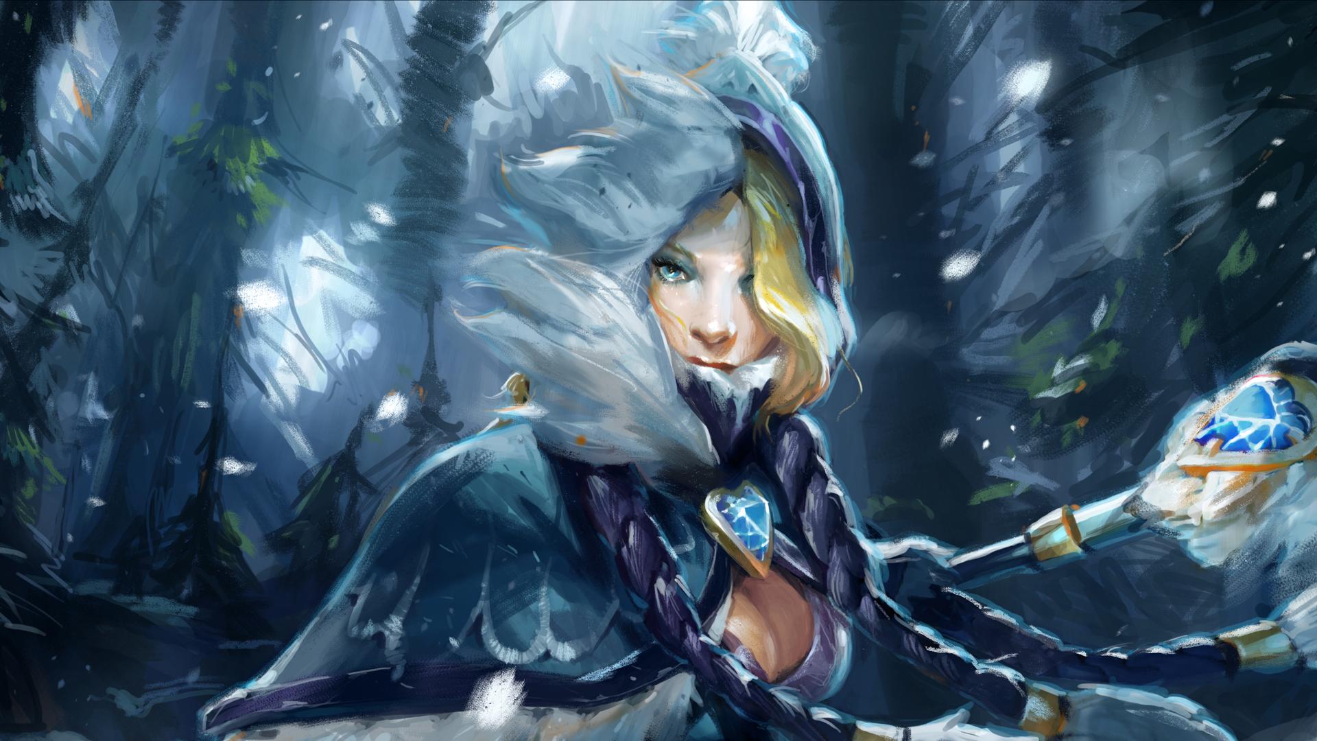 Dota 2 Wallpapers Collection At 1080p Hd Free Download - Crystal Maiden Wallpaper Dota , HD Wallpaper & Backgrounds