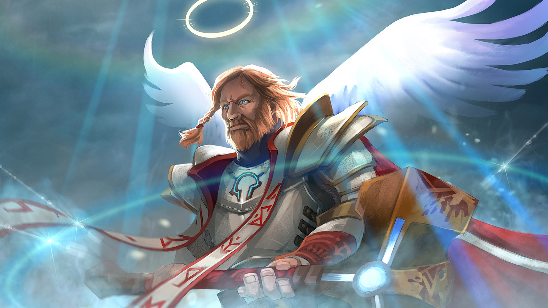 Dota 2 Omniknight H1 - Omniknight Dota 2 Art , HD Wallpaper & Backgrounds