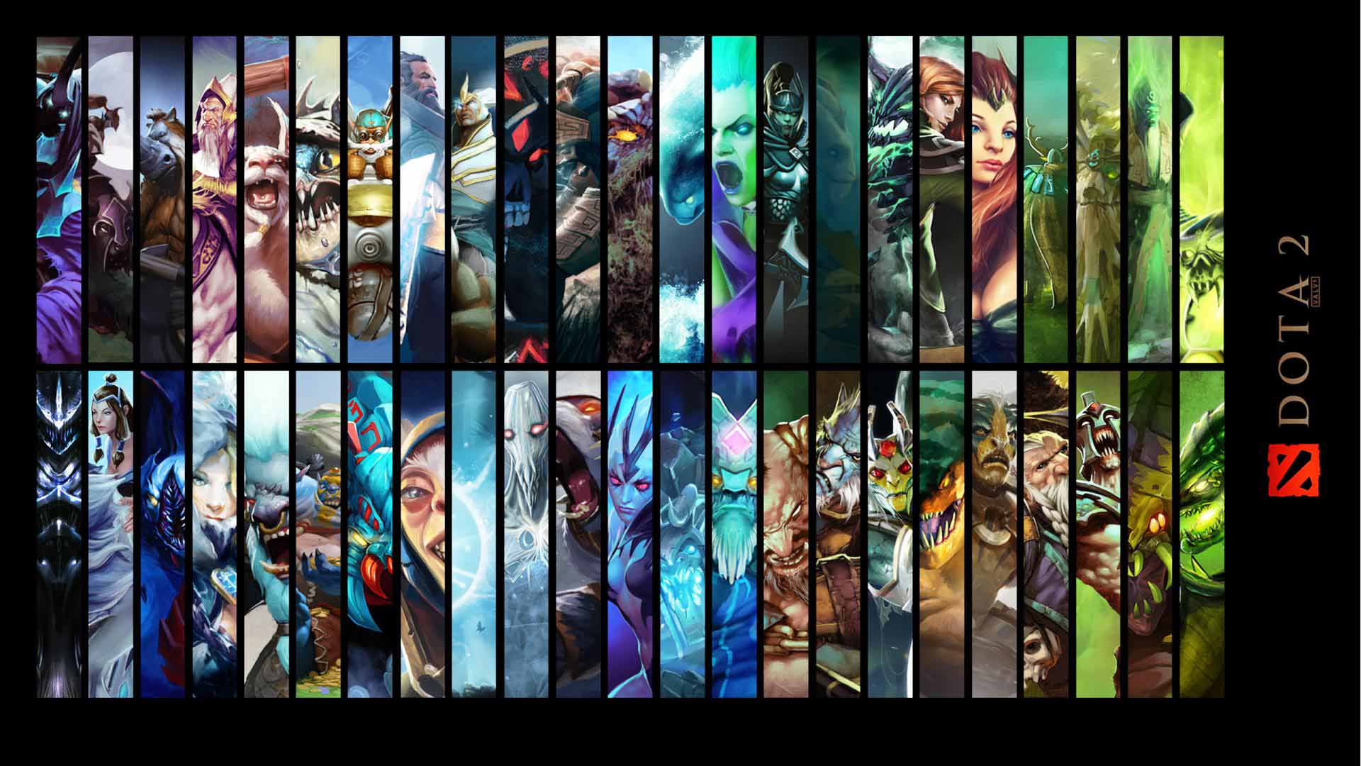 Dota 2 Heroes - Dota 2 , HD Wallpaper & Backgrounds