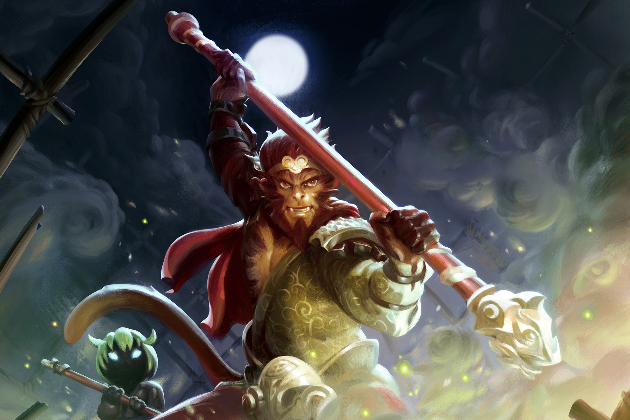 Monkey King Dota 2 , HD Wallpaper & Backgrounds