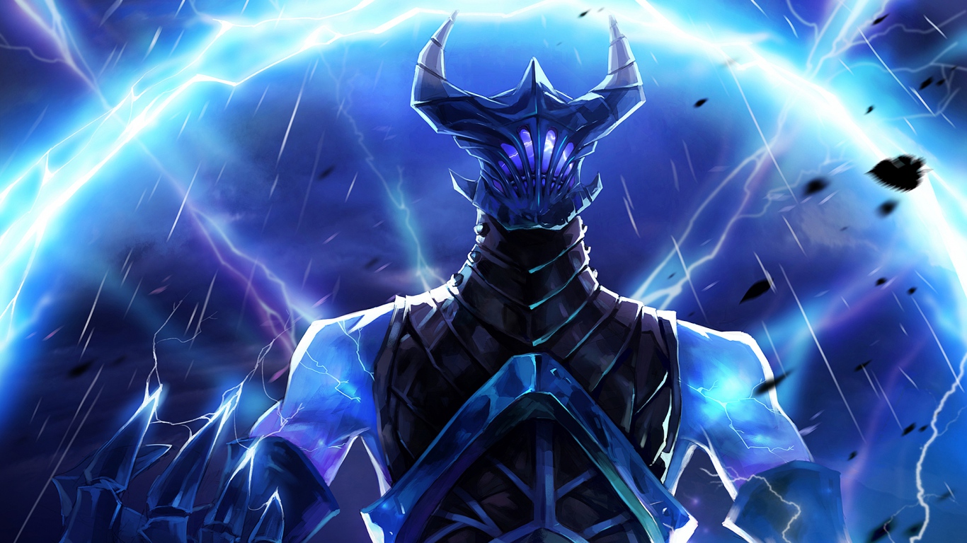 Hd Background Razor Dota 2 Lightning Revenant Game - Dota 2 Full Hd , HD Wallpaper & Backgrounds