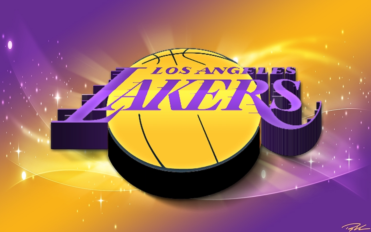 Los Angeles Lakers Logo Wallpaper Hd , HD Wallpaper & Backgrounds