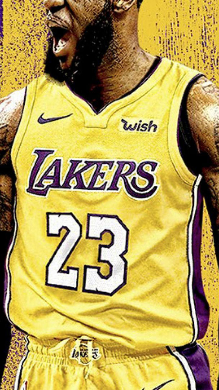 Lakers Wallpapers The Galleries Of Hd Wallpaper - Lebron James In A Lakers Jersey , HD Wallpaper & Backgrounds
