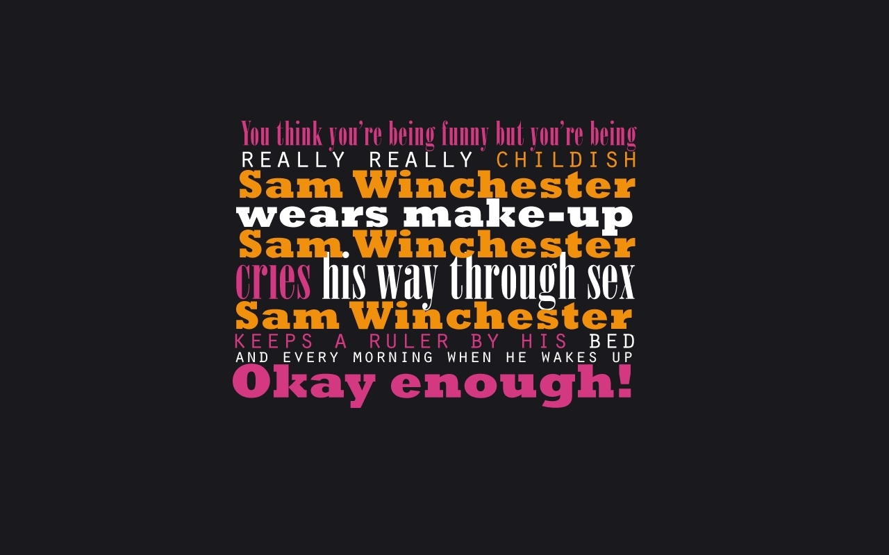 Supernatural Quotes Wallpaper Laptop , HD Wallpaper & Backgrounds