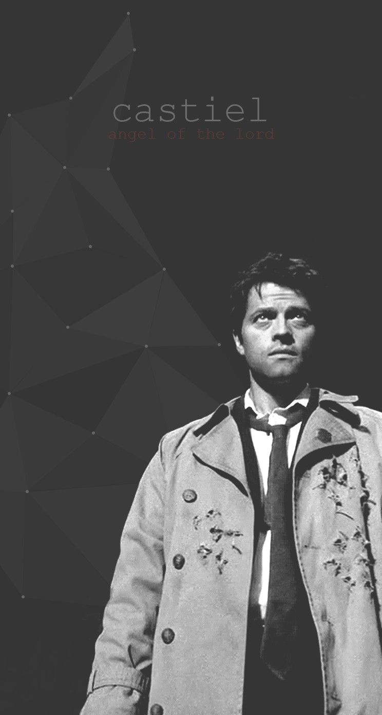 Castiel, Angel Of The Lord - Supernatural Iphone Wallpaper Castiel , HD Wallpaper & Backgrounds