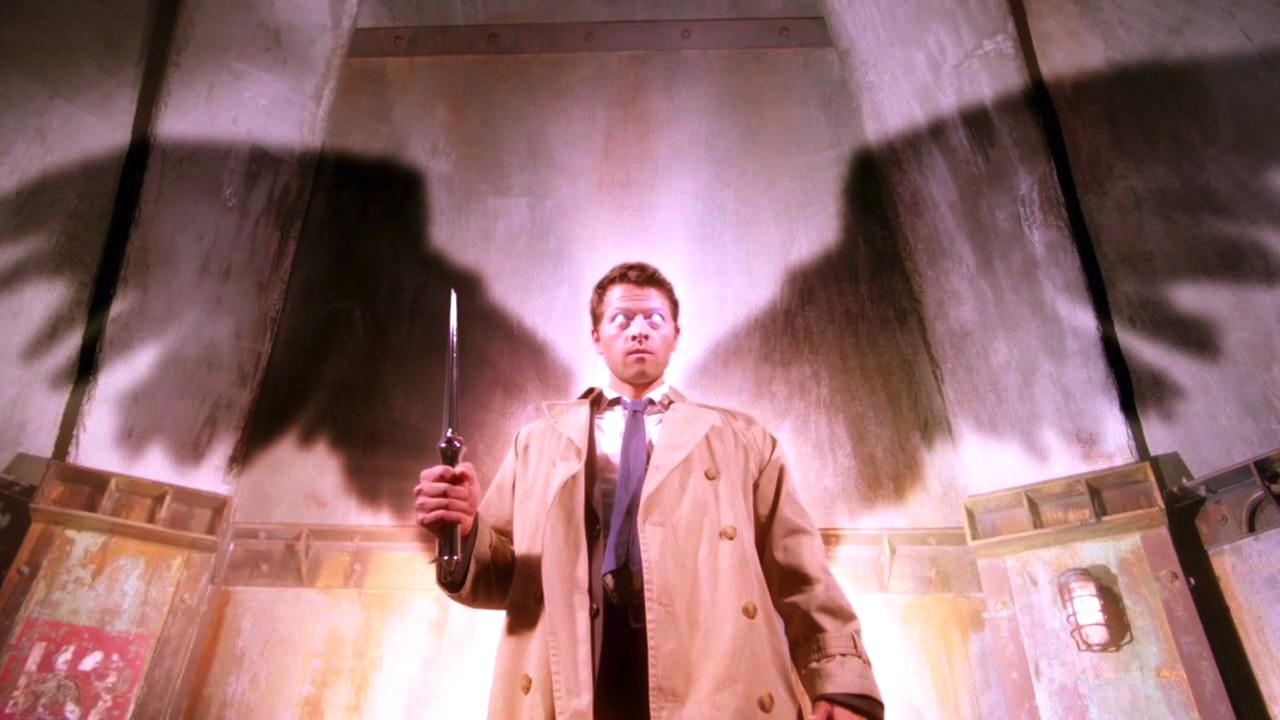 Castiel Angel Form Supernatural , HD Wallpaper & Backgrounds