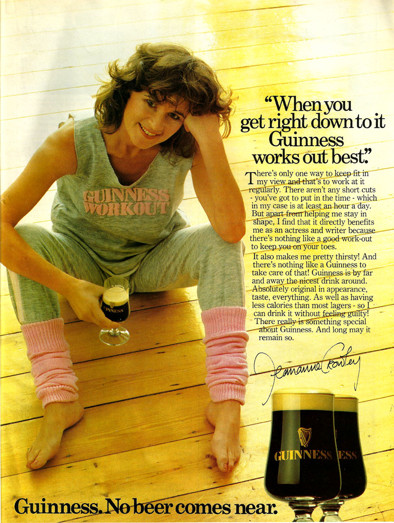 3 1980s Guinness Adverts Jeananne Crowley Mary Black - Jeananne Crowley , HD Wallpaper & Backgrounds
