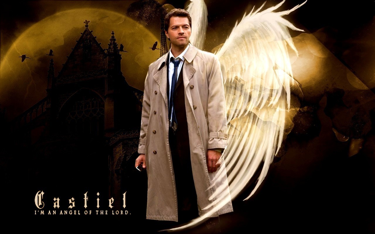 Supernatural Wallpaper - Supernatural Castiel , HD Wallpaper & Backgrounds