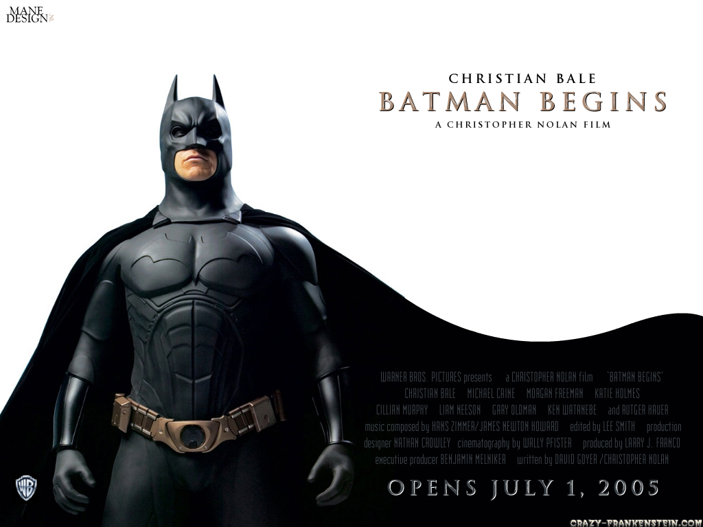 Batman Cinematic Wallpaper By1024 - Batman Begins Fanpop , HD Wallpaper & Backgrounds