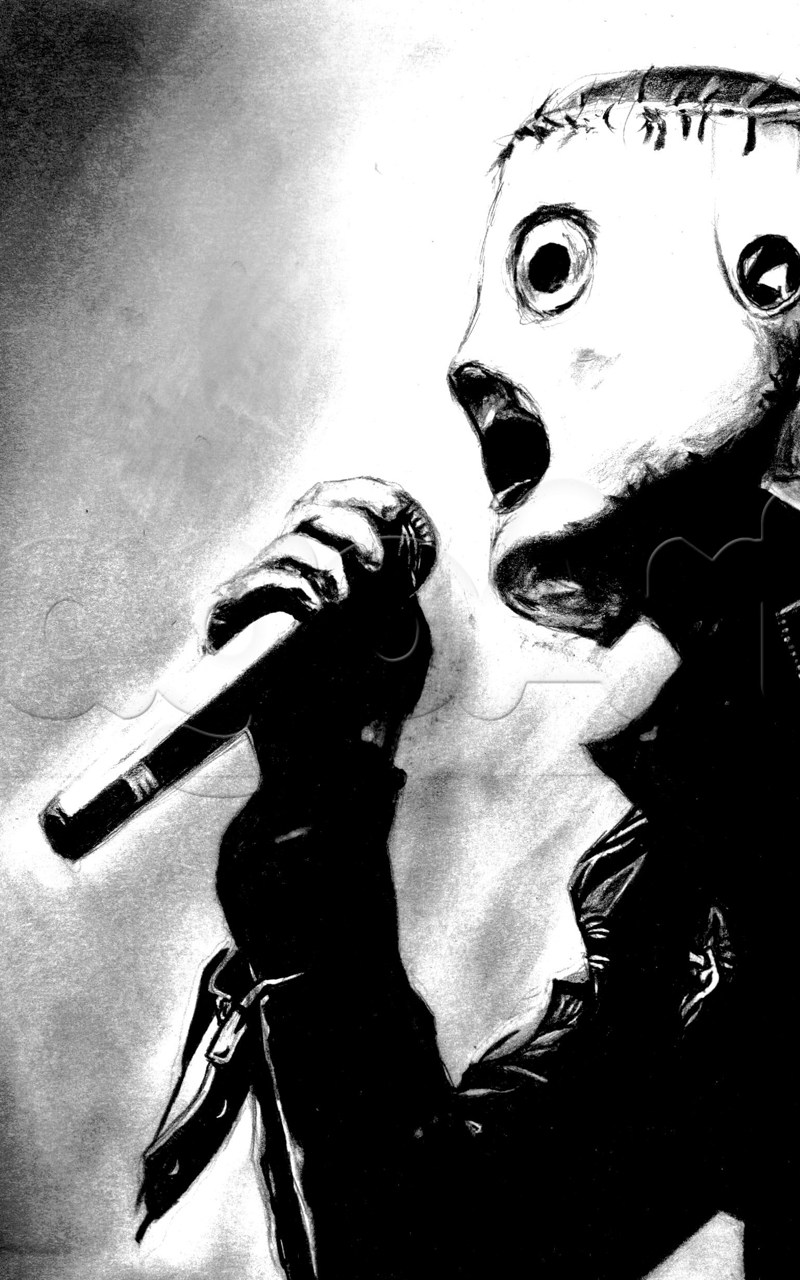 User Uploaded Image Source - Slipknot Corey Taylor Draw , HD Wallpaper & Backgrounds