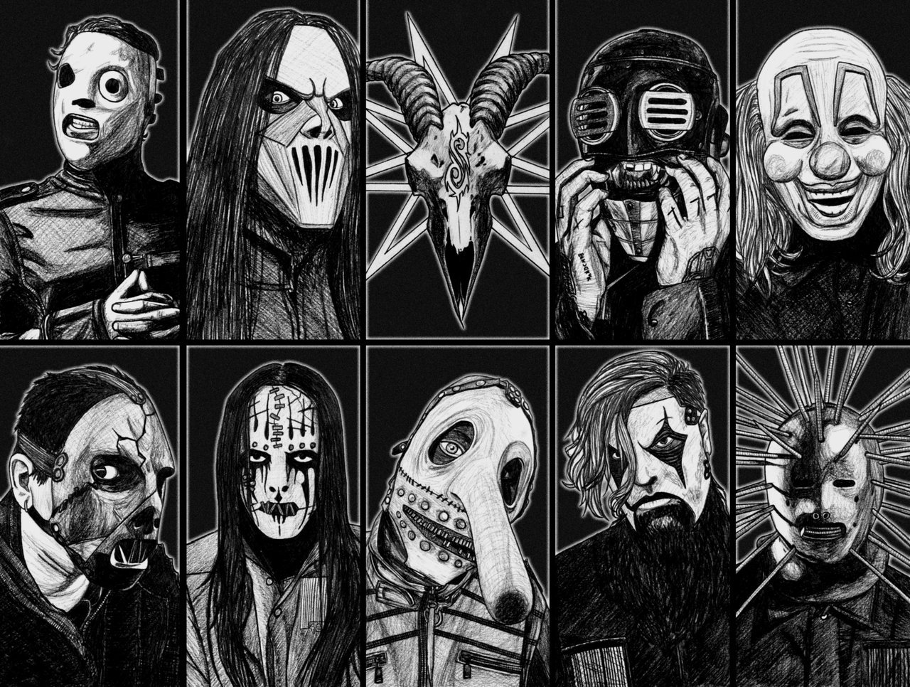 Slipknot Wallpapers And Background Images Stmed Net - Jay Weinberg Alessandro Venturella , HD Wallpaper & Backgrounds