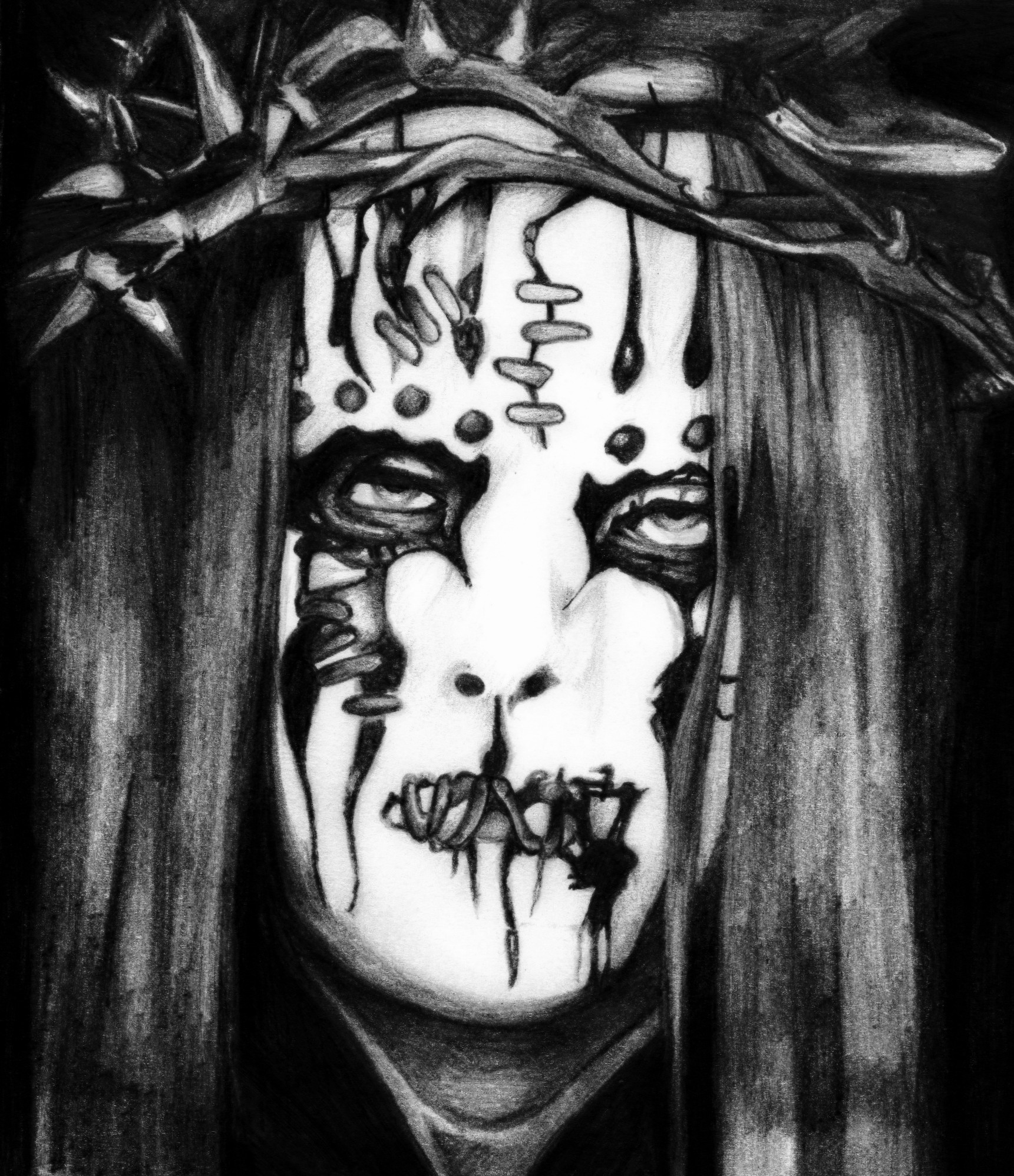 Joey Jordison By Deathlouis Slipknot - Joey Jordison Mask Draw , HD Wallpaper & Backgrounds