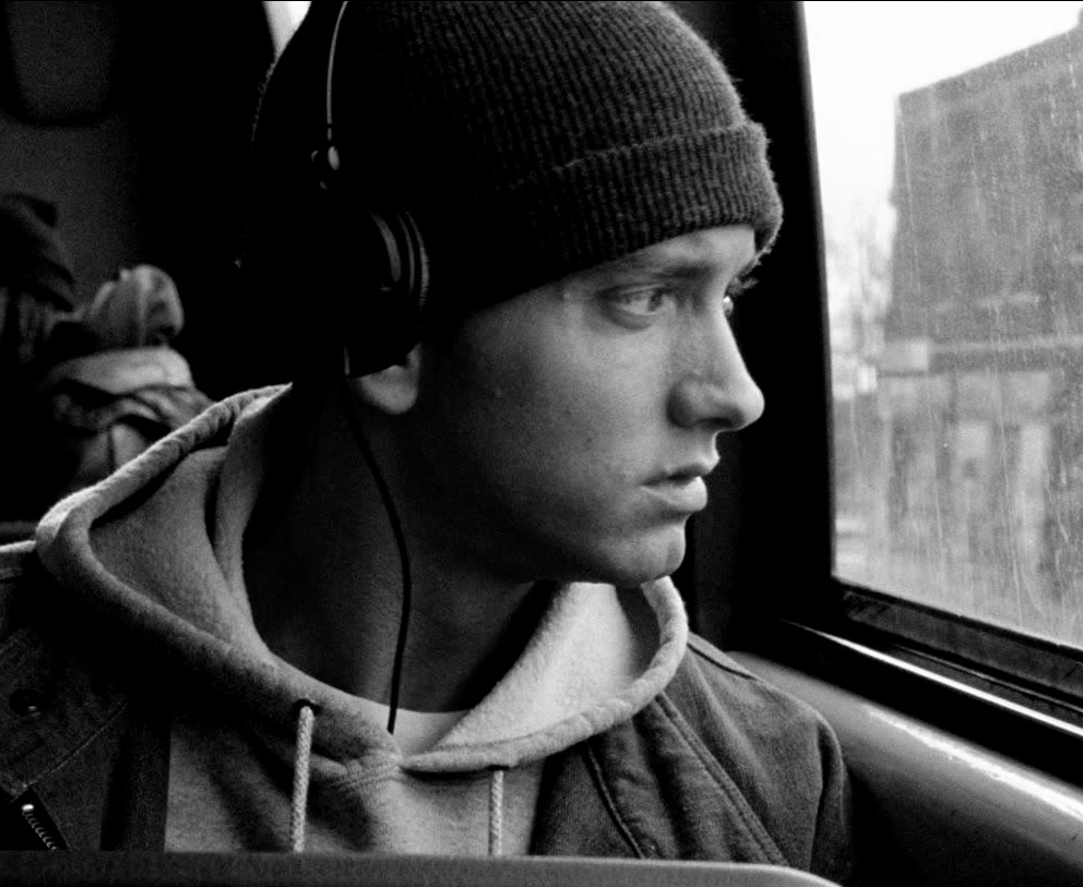 Eminem Backgrounds, Compatible - Eminem Black And White , HD Wallpaper & Backgrounds
