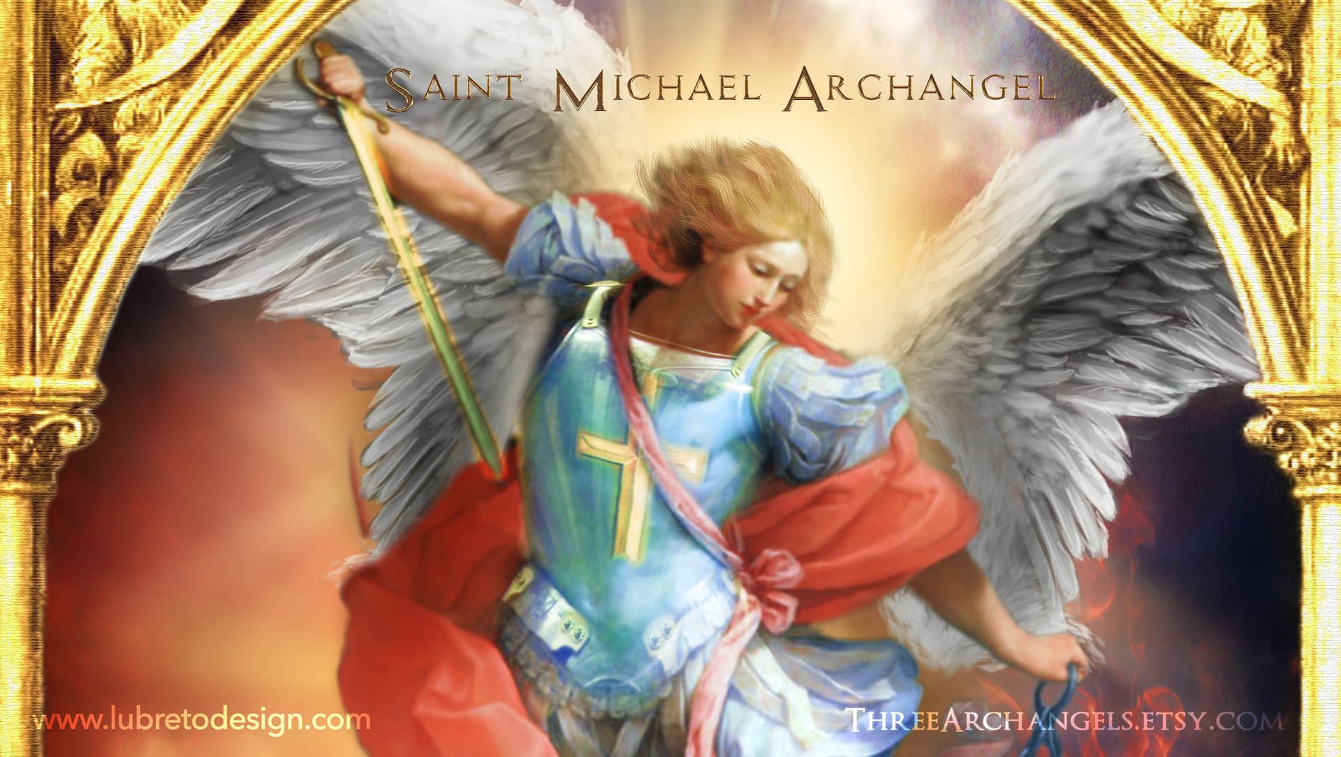 5 Free Hd Wallpapers From 3archangels - St Michael Archangel Phone , HD Wallpaper & Backgrounds