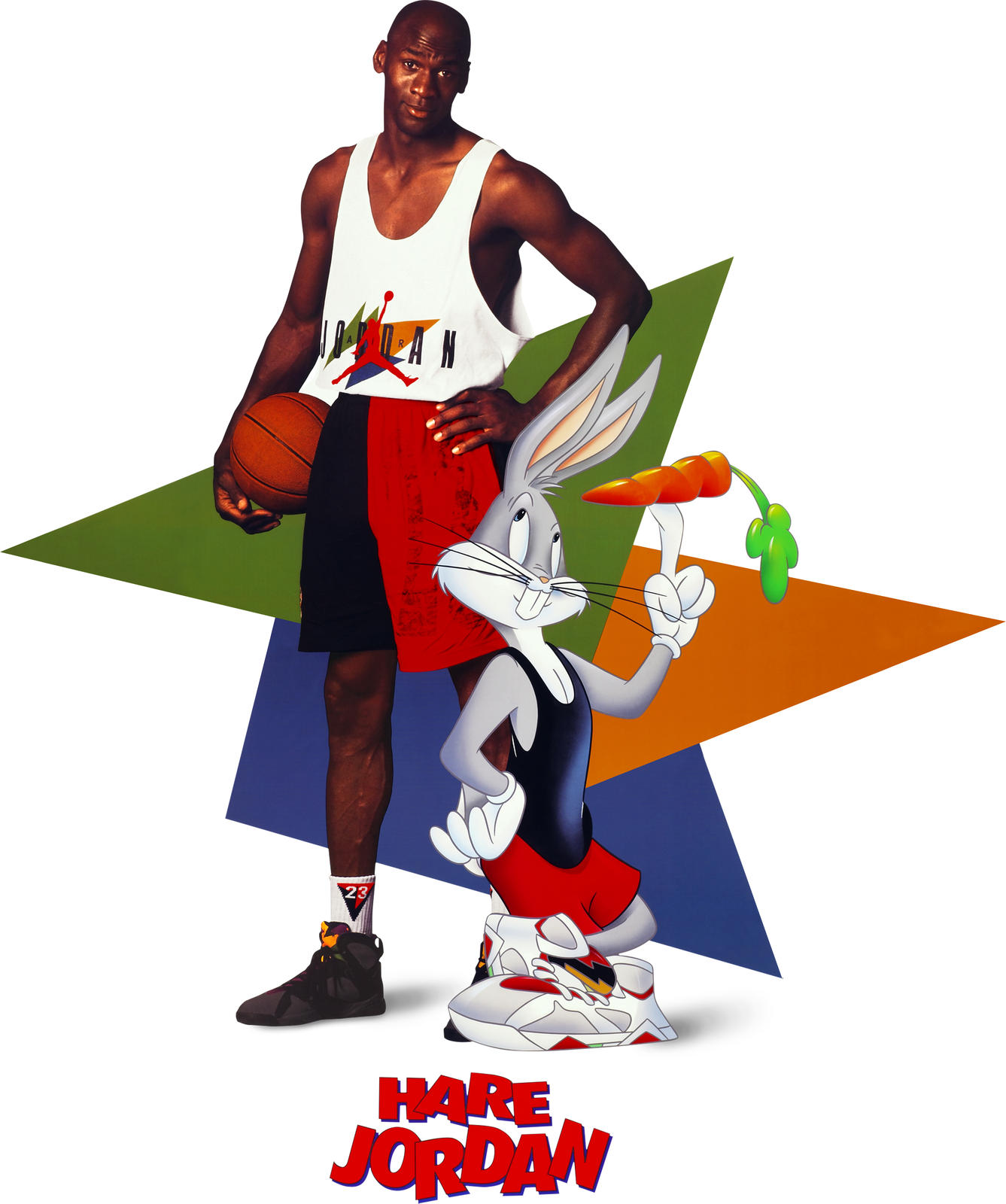 Air Jordan Vii Original Poster - Jordan 7 Hare Bugs Bunny , HD Wallpaper & Backgrounds