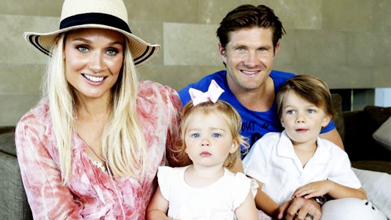 Shane Watson Family Photos With Wife, Son, Daughter, - Shane Watson And His Wife , HD Wallpaper & Backgrounds
