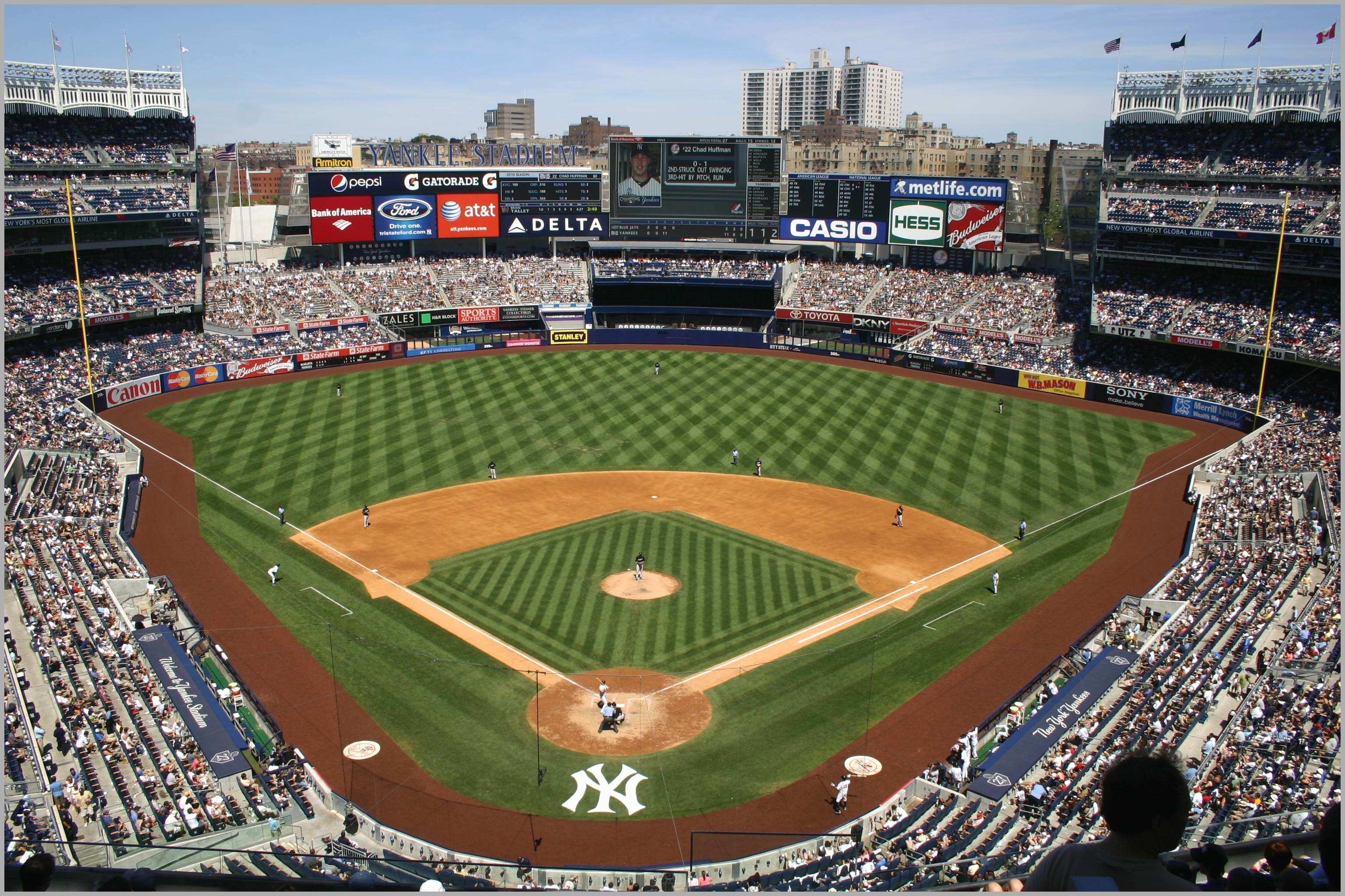 Baseball Stadium Wallpaper Murals Cute New York Yankees - Yankee Stadium , HD Wallpaper & Backgrounds