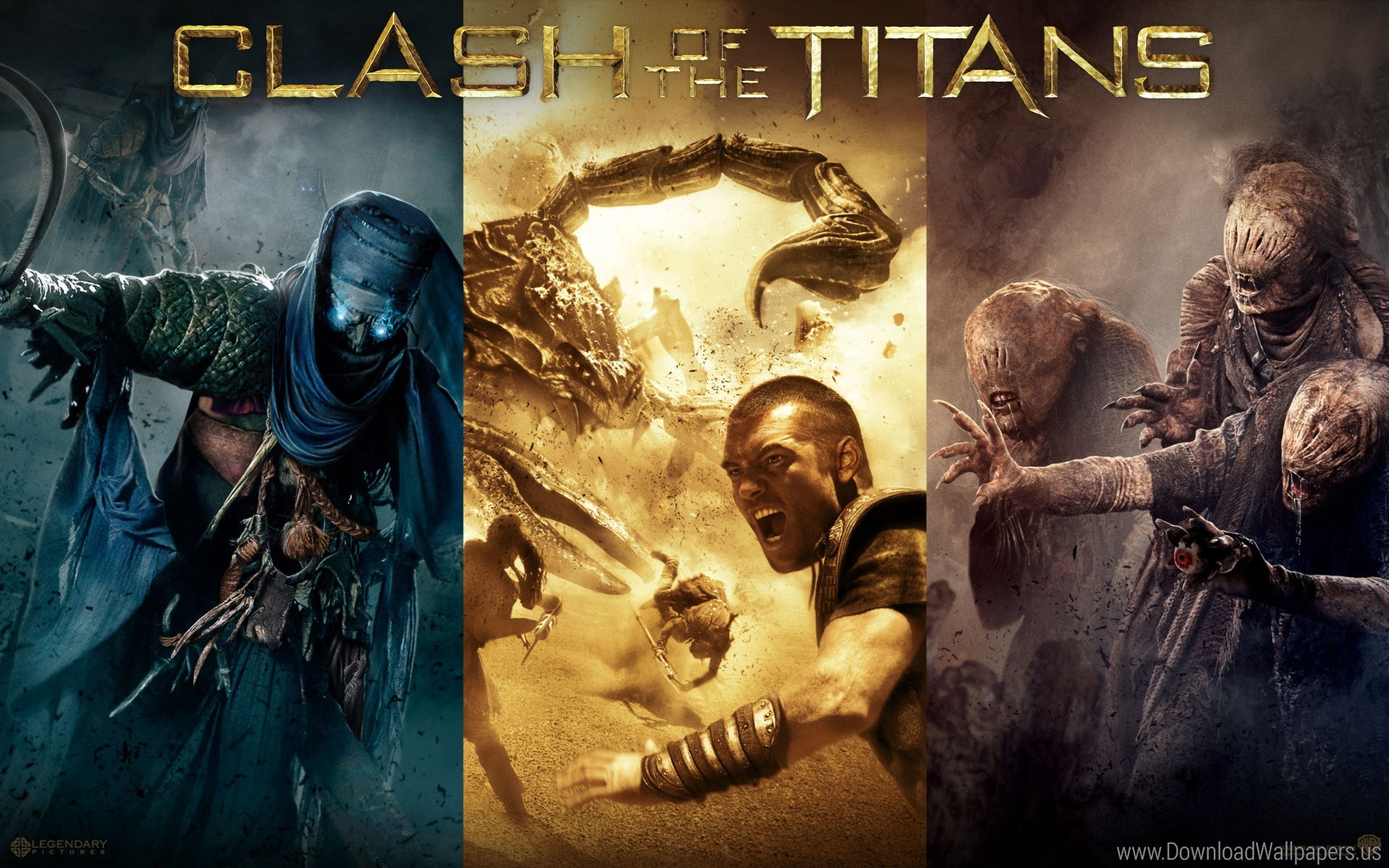 Download Original Size - Clash Of The Titans Titans , HD Wallpaper & Backgrounds