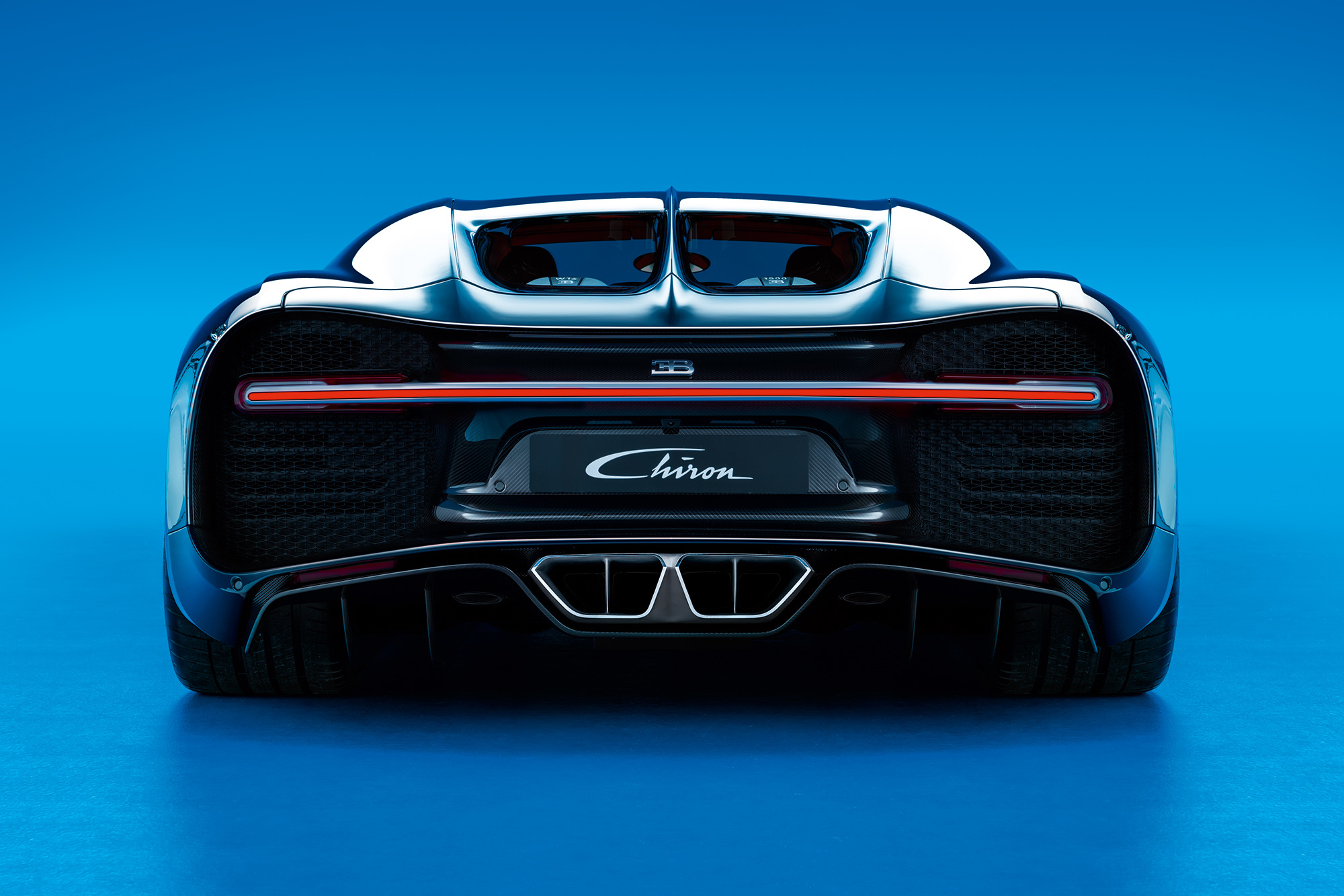 Bugatti Chiron Wallpaper For Laptop - Back Of A Bugatti Chiron , HD Wallpaper & Backgrounds
