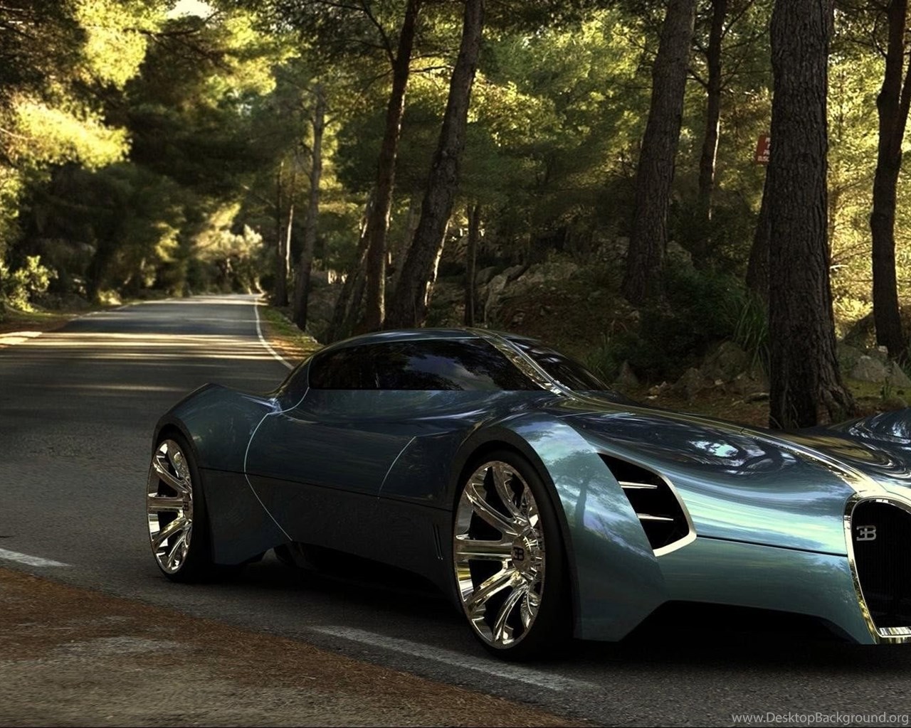 Bugatti Veyron Wallpaper - Bugatti Aerolithe Concept , HD Wallpaper & Backgrounds