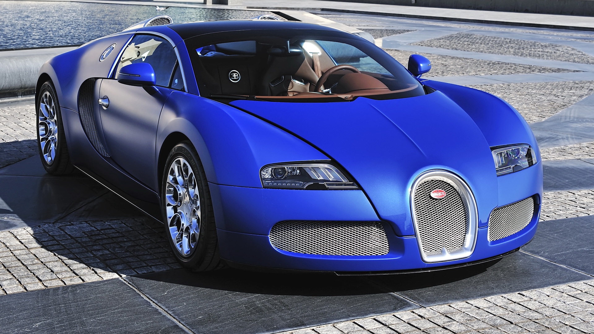 Wallpaper Bugatti, Veyron, Blue, Front View, Supercar - Bugatti Car Photo Download , HD Wallpaper & Backgrounds