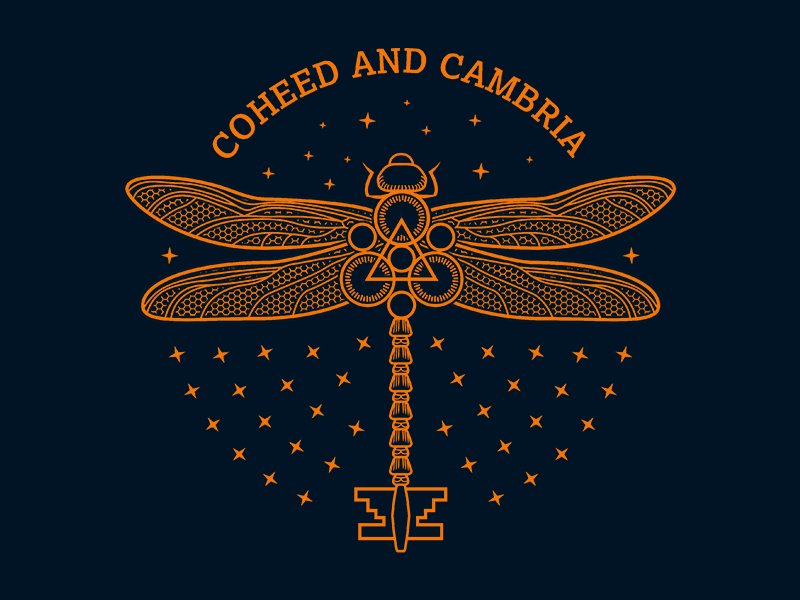 Dragonfly Key Coheed And Cambria, Head Tattoos, Tatoos, - Dragonfly Coheed And Cambria Logo , HD Wallpaper & Backgrounds