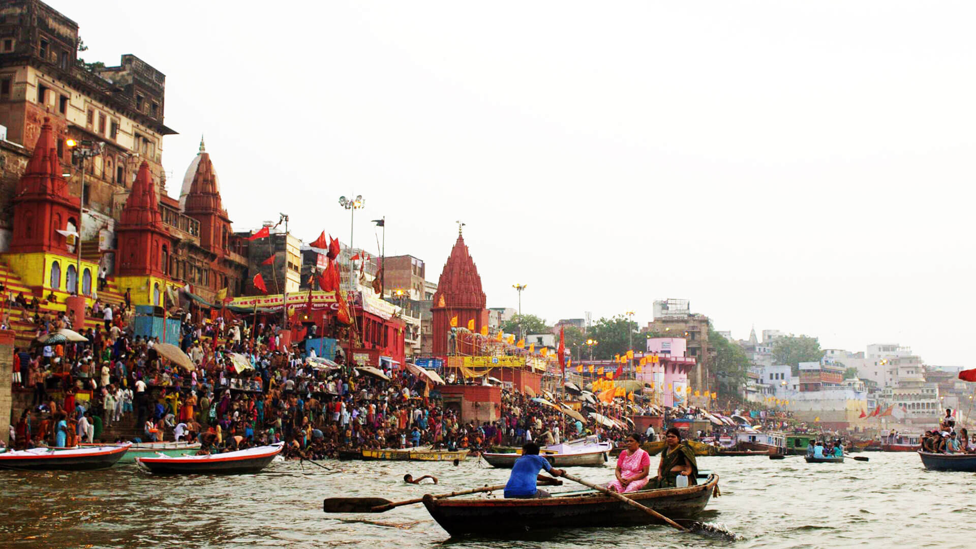 Happy Ganga Dussehra Hd Pictures, Uhd Wallpapers, And - Ghats In Varanasi , HD Wallpaper & Backgrounds