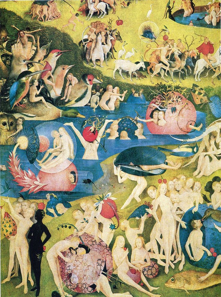 Hieronymus - Hieronymus Bosch Garden Of Earthly Delights Detail , HD Wallpaper & Backgrounds