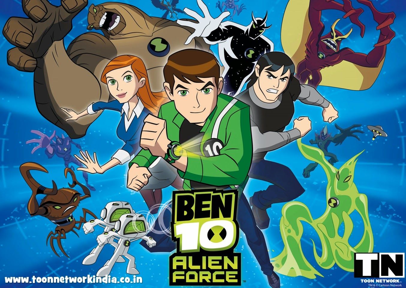 Toon Network India - Ben 10 Alien Force In Tamil , HD Wallpaper & Backgrounds