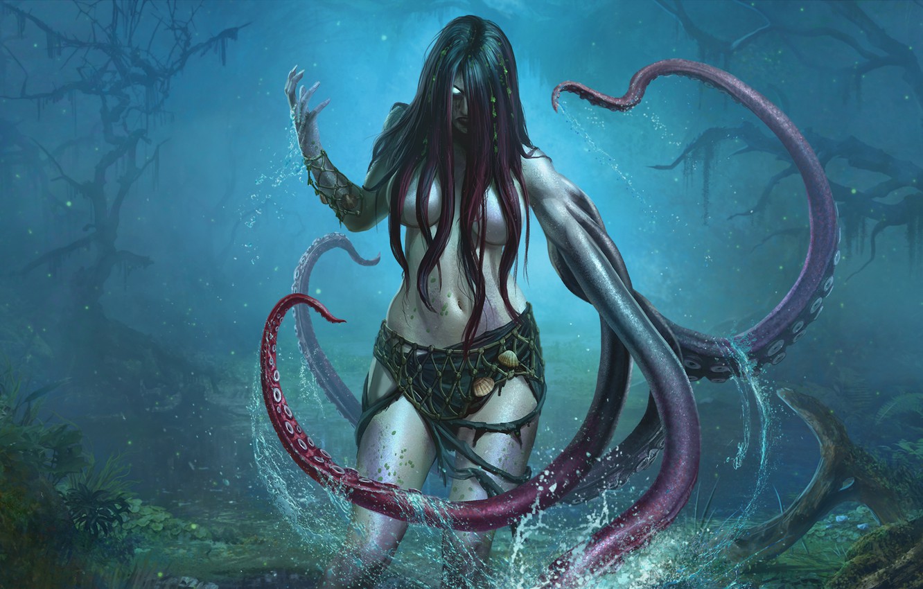 Photo Wallpaper The Game, Tentacles, Drowned, Juggernaut - Juggernaut Wars Drowned Samara , HD Wallpaper & Backgrounds