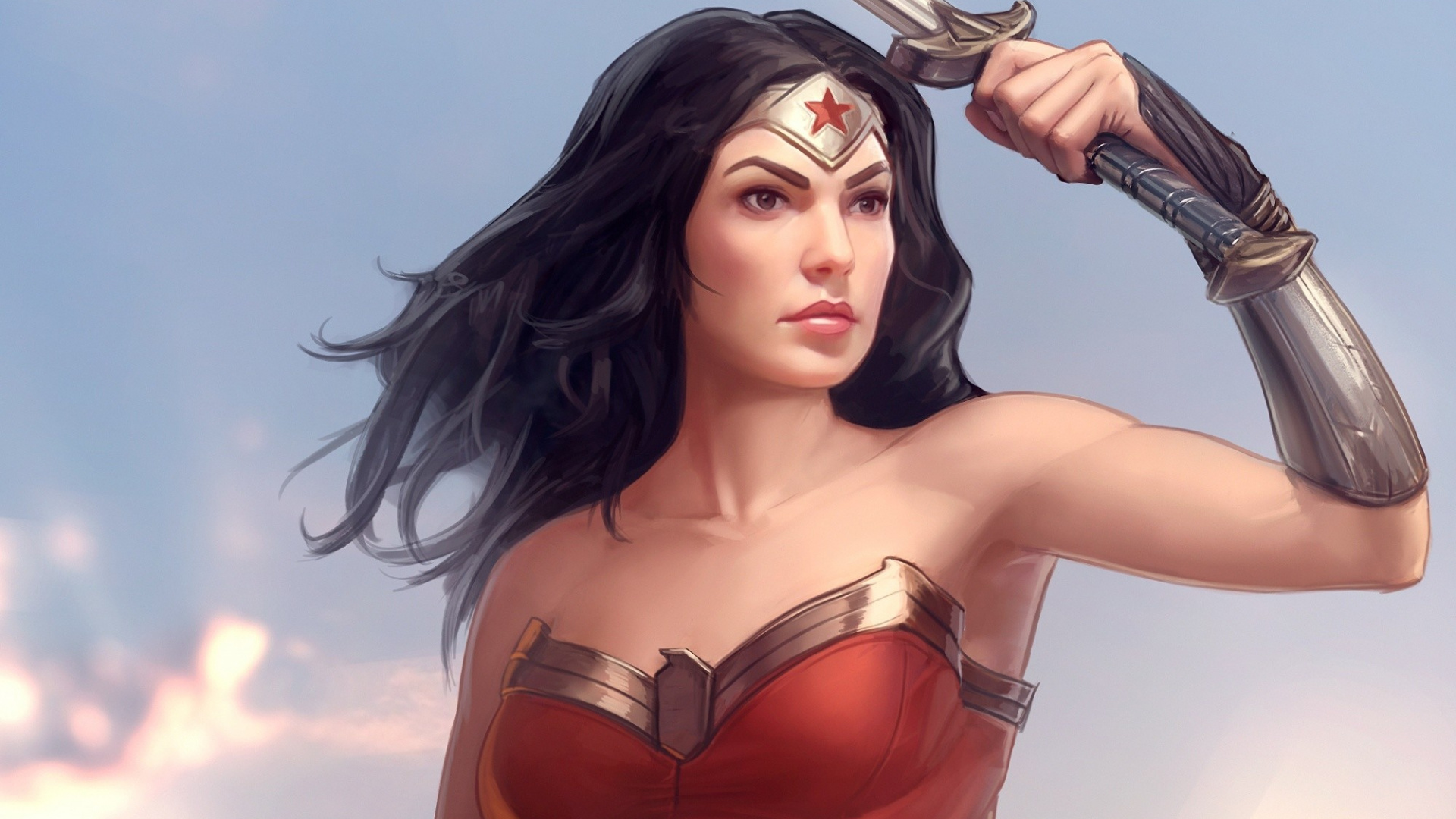Wonder - Wonder Woman Cómics Wallpaper Hd , HD Wallpaper & Backgrounds
