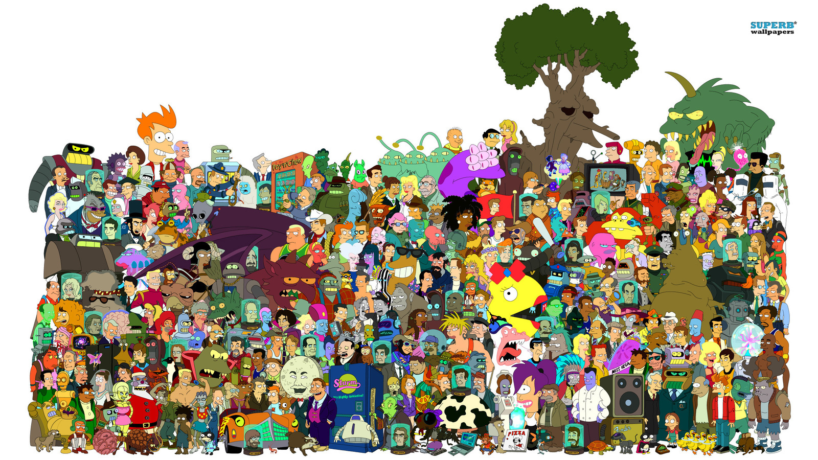 Futurama - Futurama Background , HD Wallpaper & Backgrounds