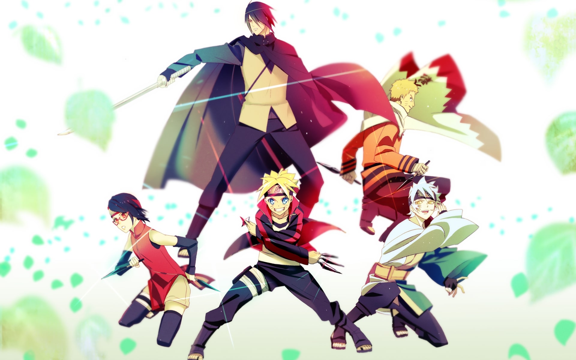 Wallpaper Of Boruto, Mitsuki, Sarada, Sasuke, Naruto - Fondos De Pantalla De Sasuke En Boruto , HD Wallpaper & Backgrounds