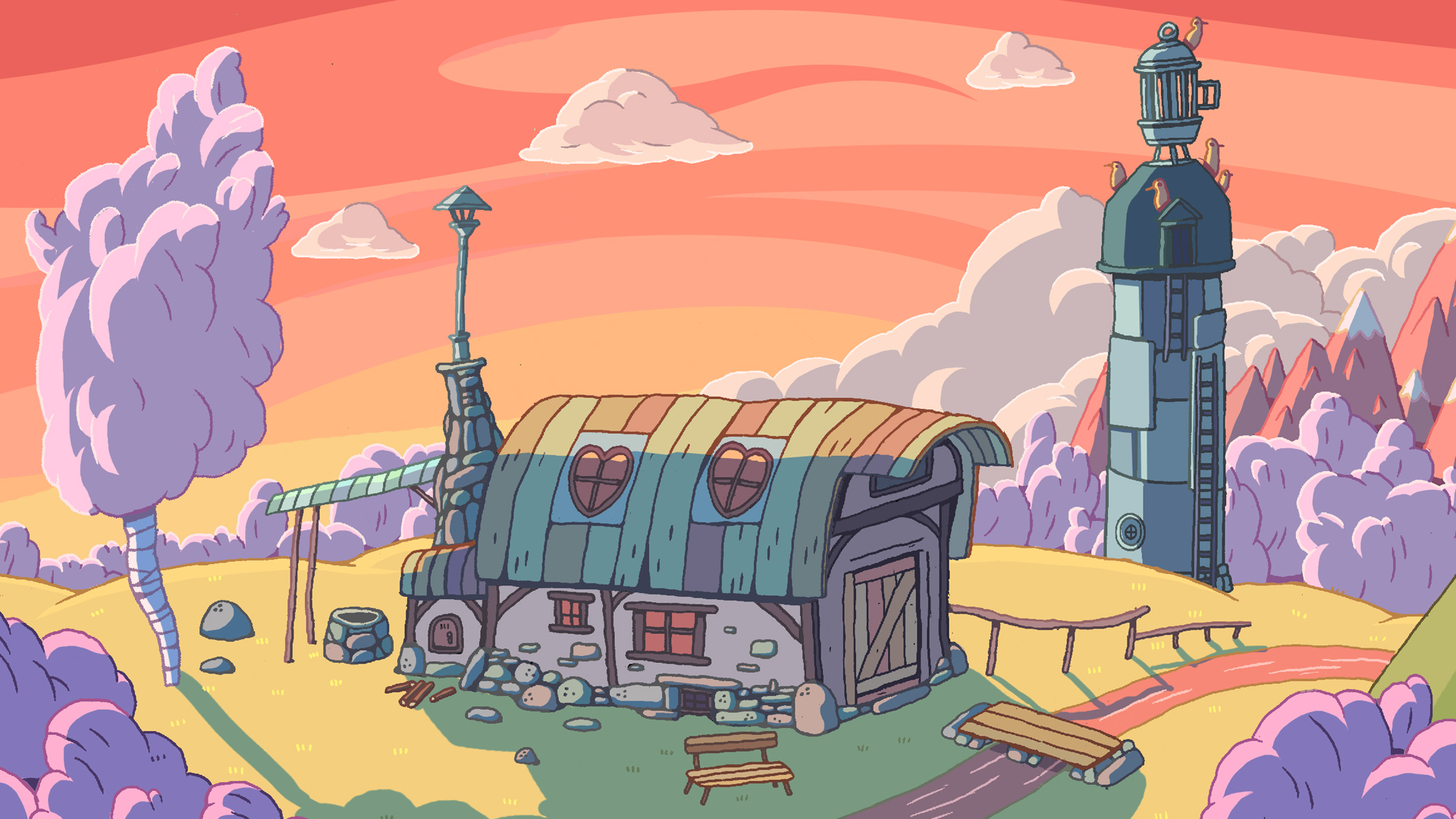 Wallpaper Adventure Time , HD Wallpaper & Backgrounds
