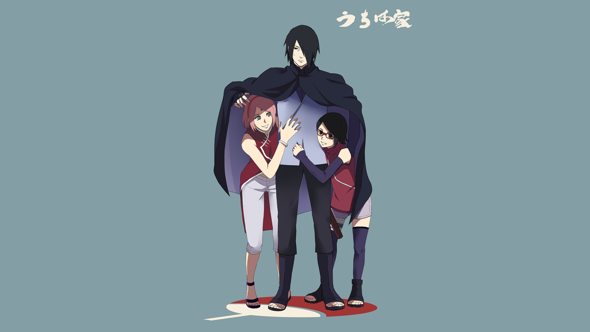 Sarada Wallpaper - Fille De Sakura Et Sasuke , HD Wallpaper & Backgrounds