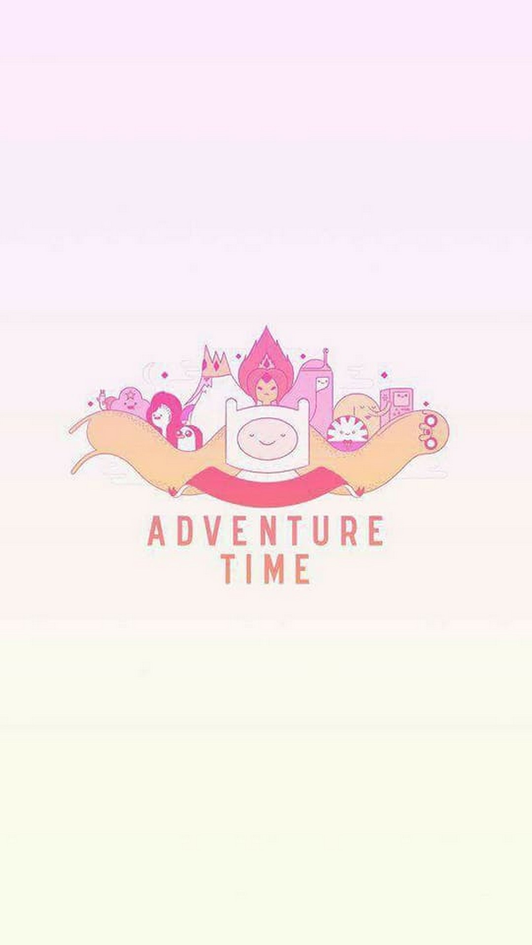Start Download - Cute Adventure Time Background , HD Wallpaper & Backgrounds