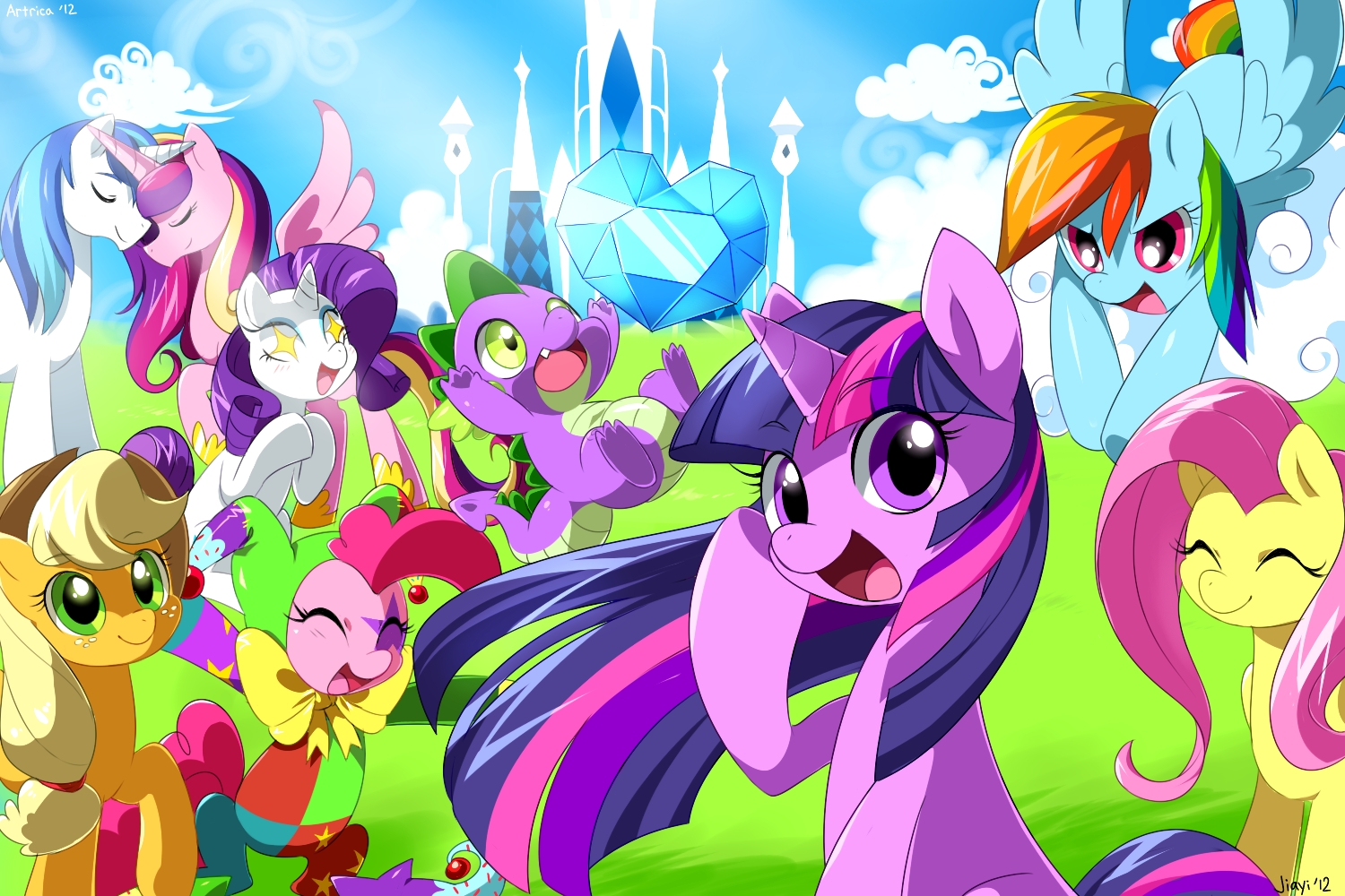 My Little Pony Friendship Is Magic Cartoon Hd Wallpaper - My Little Pony Anime , HD Wallpaper & Backgrounds