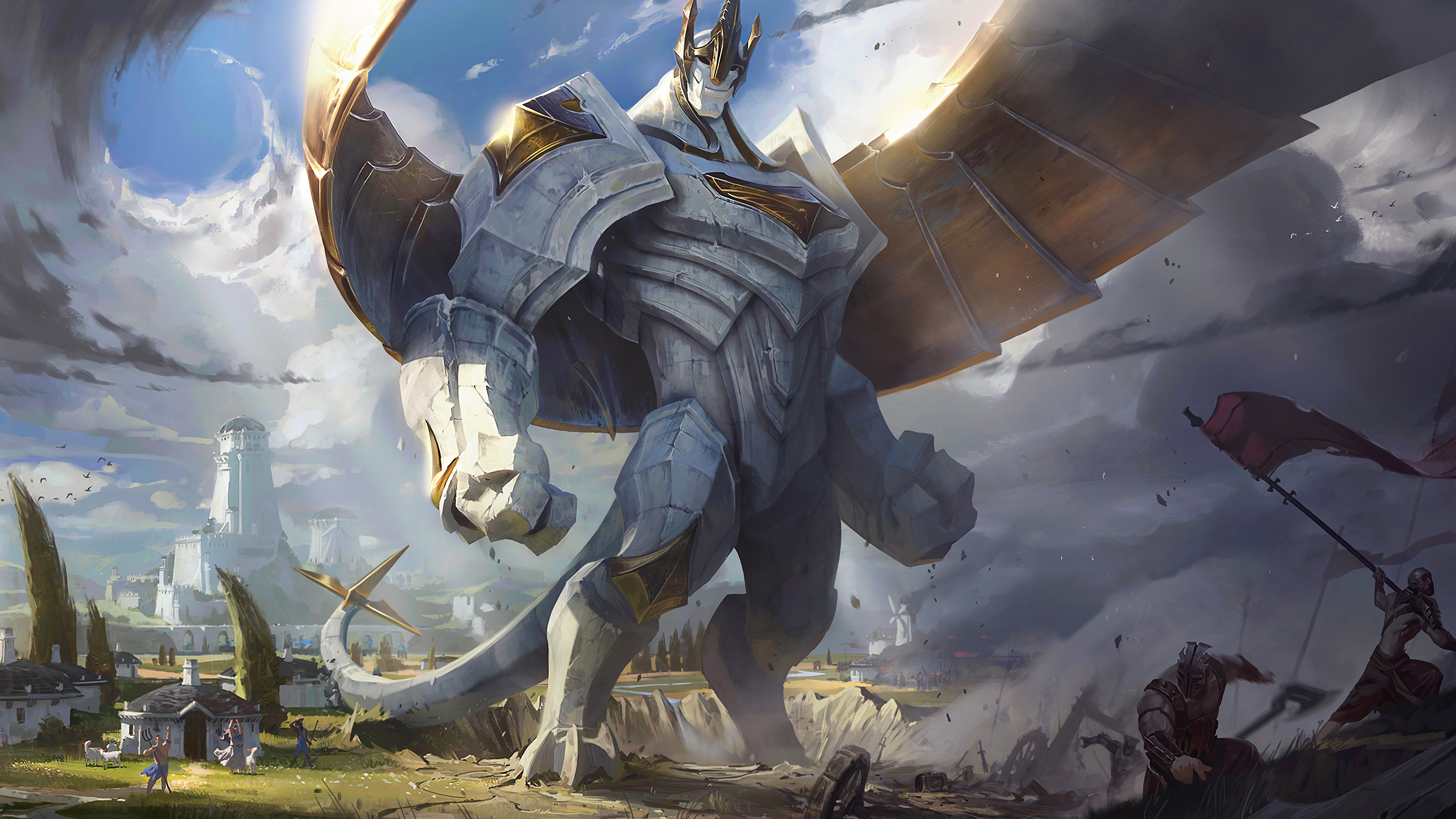 Wallpapers Lol - League Of Legends Galio , HD Wallpaper & Backgrounds