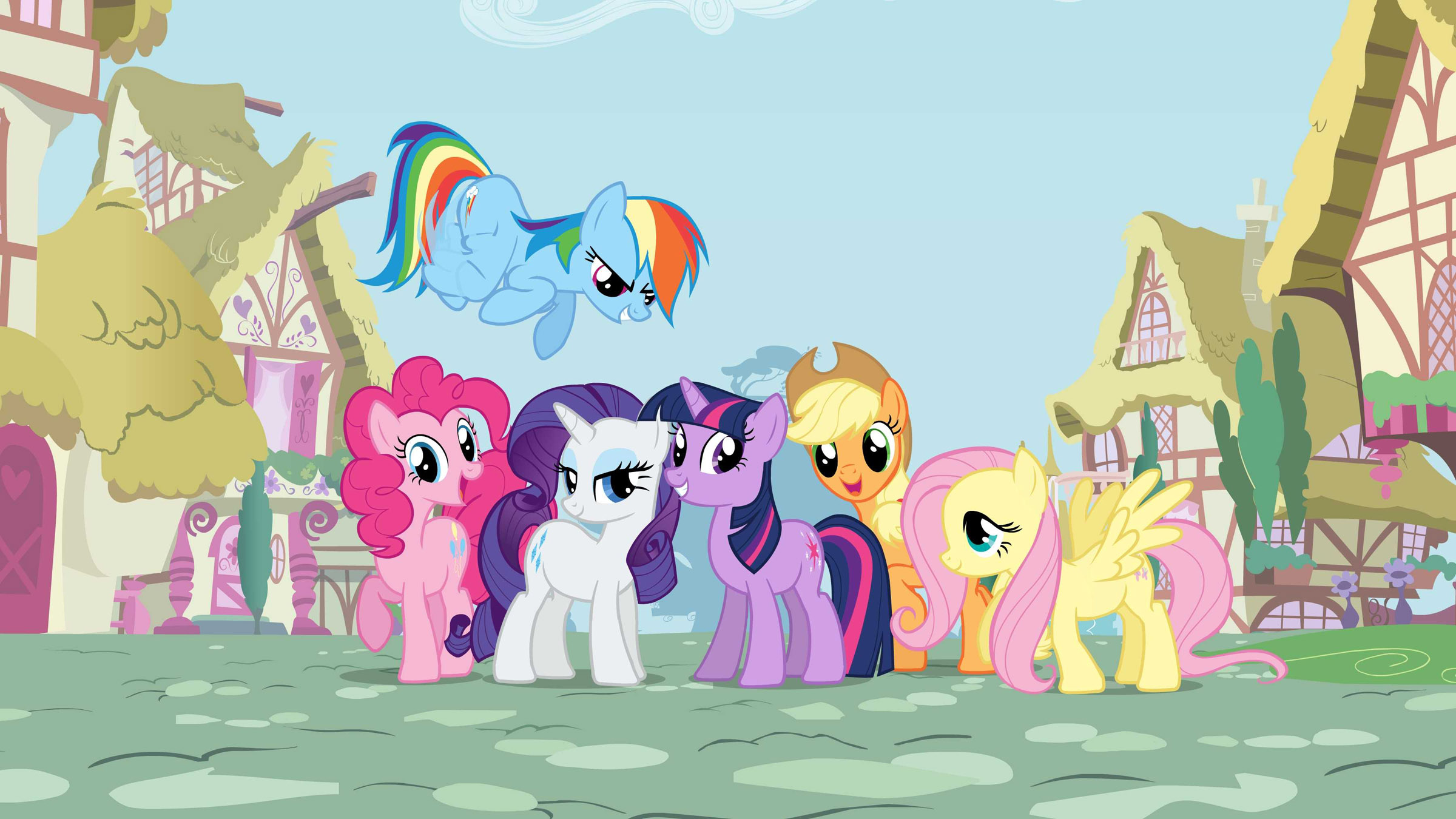 My Little Pony Wallpaper - My Little Pony Friendship Is Magic Kartun , HD Wallpaper & Backgrounds