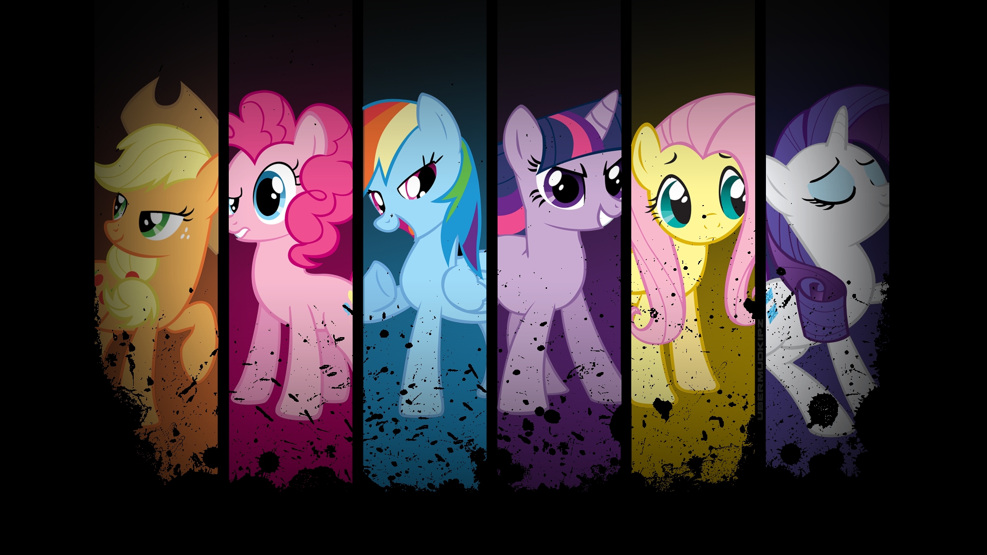 My Little Pony Wallpapers, Top 47 My Little Pony Pics - Mlp Applejack Rainbow Dash Pinkie Pie Rarity Twilight , HD Wallpaper & Backgrounds