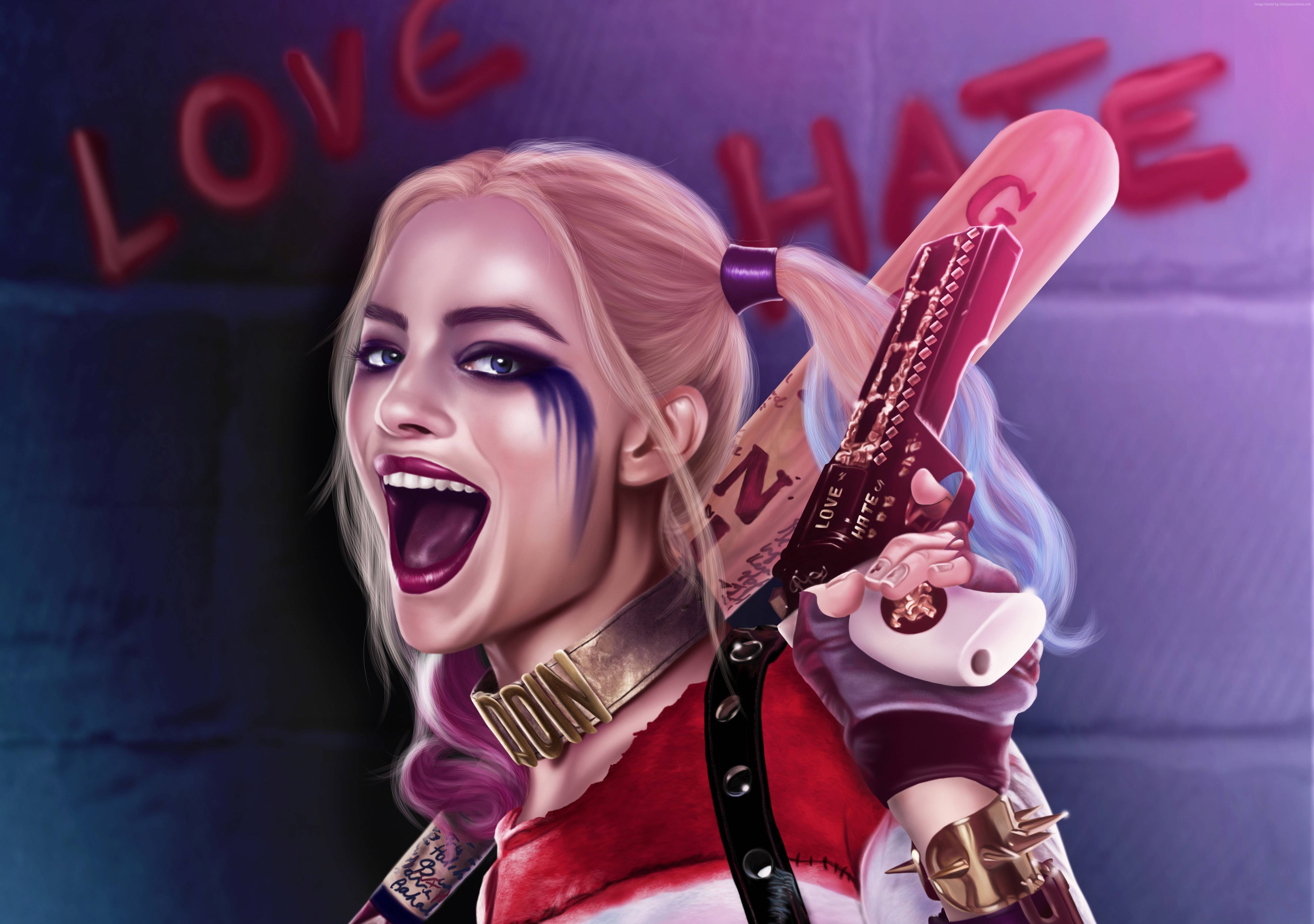 Suicide Squad Harley Quinn Wallpapers Photo - Harley Quinn , HD Wallpaper & Backgrounds
