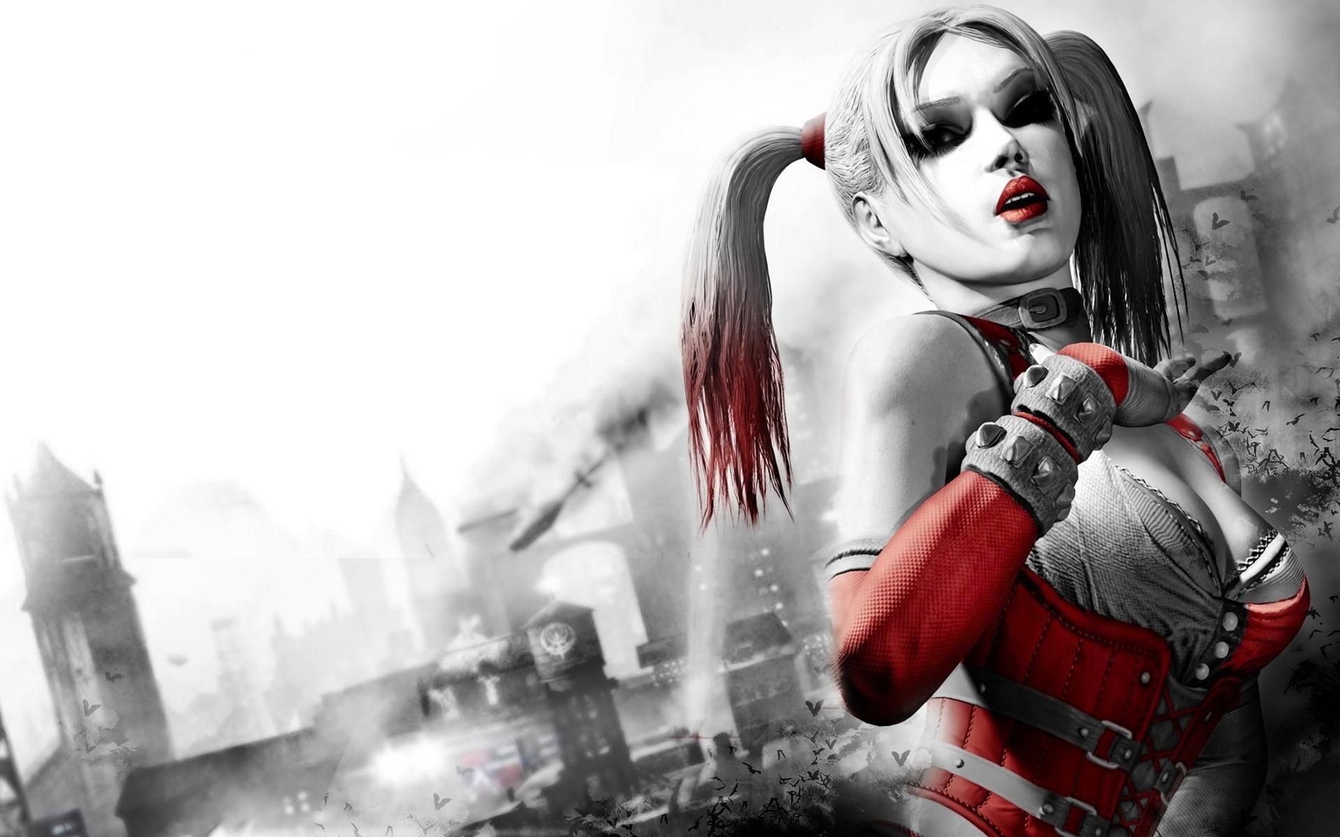 Batman And Harley Quinn Wallpaper - Harley Quinn Wallpaper 1080p , HD Wallpaper & Backgrounds