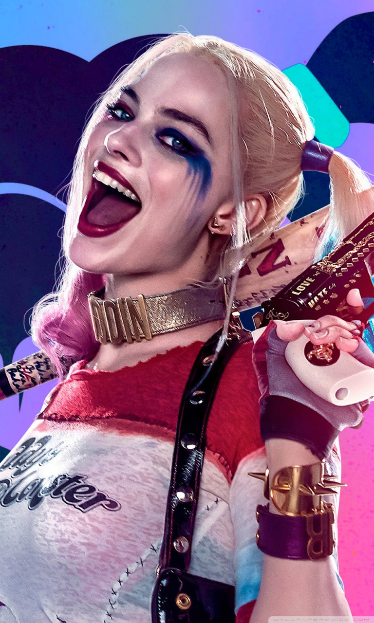 Tablet - Harley Quinn Full Hd , HD Wallpaper & Backgrounds