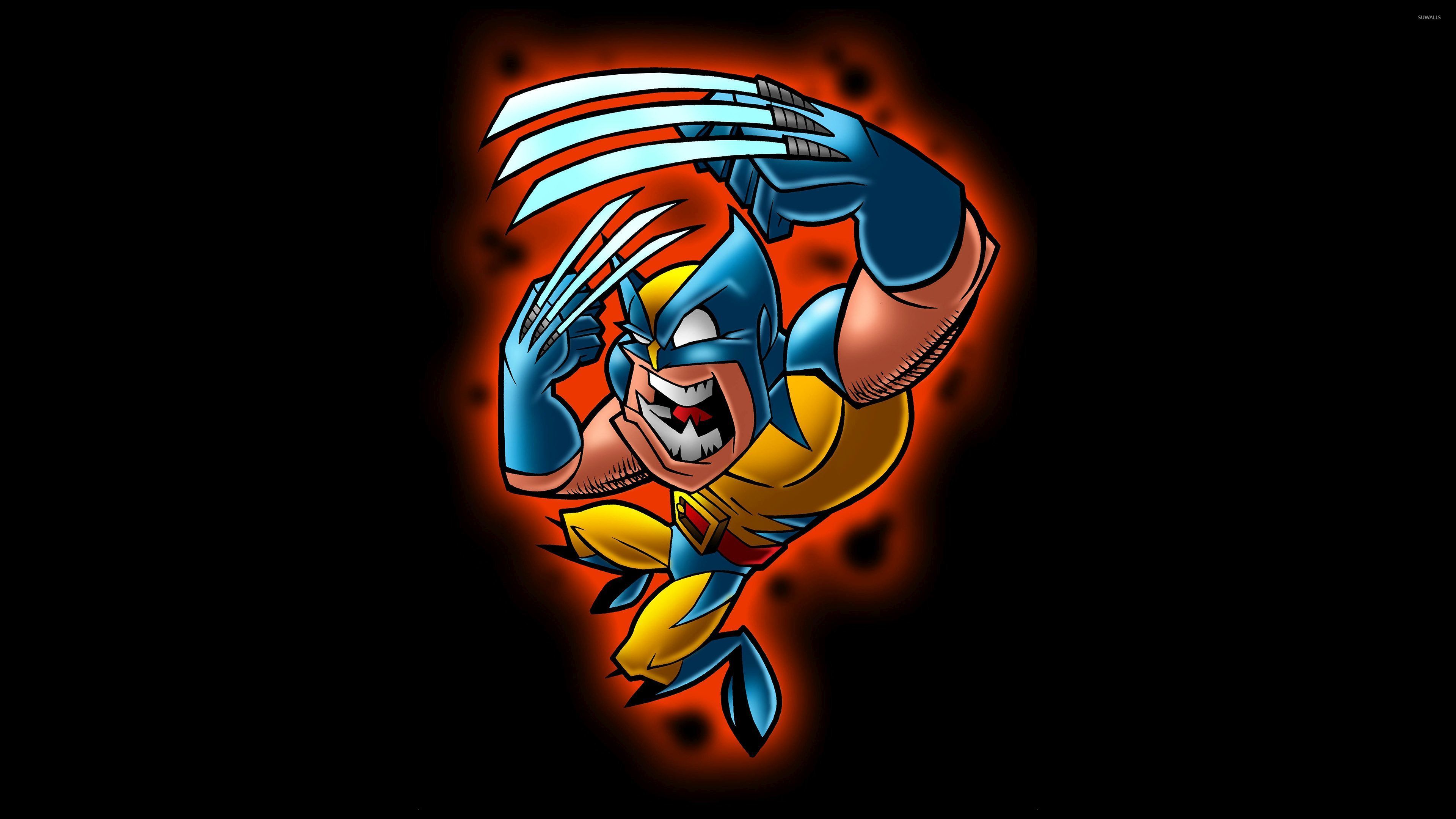 Funny Wolverine Wallpaper - Funny Wallpapers Of Wolverine , HD Wallpaper & Backgrounds