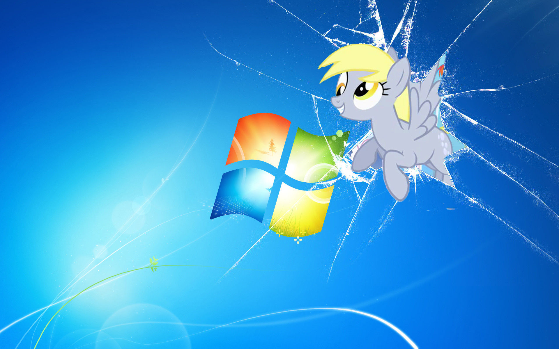 Windows 7 Broken Screen Wallpaper Hd , HD Wallpaper & Backgrounds