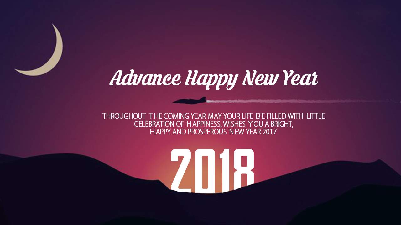 Happy New Year Wallpapers 2018-15 - Best New Year Message 2018 , HD Wallpaper & Backgrounds