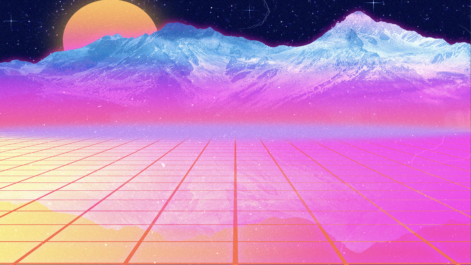 Vaporwave Wallpaper That I Did Few Weeks Ago - Vaporwave Art , HD Wallpaper & Backgrounds