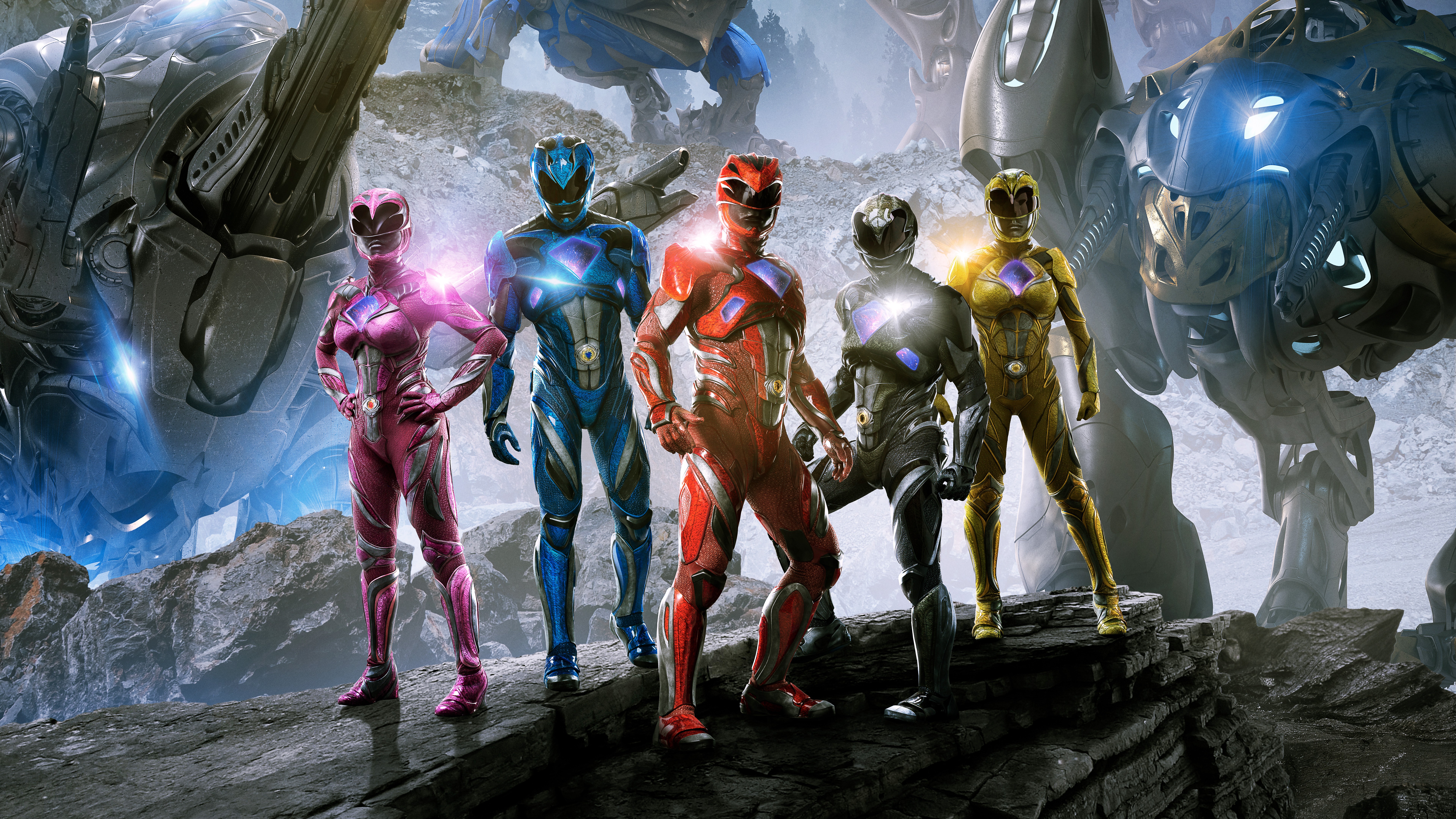 Power Rangers 2017 4k 8k - Power Rangers Wallpaper Hd , HD Wallpaper & Backgrounds