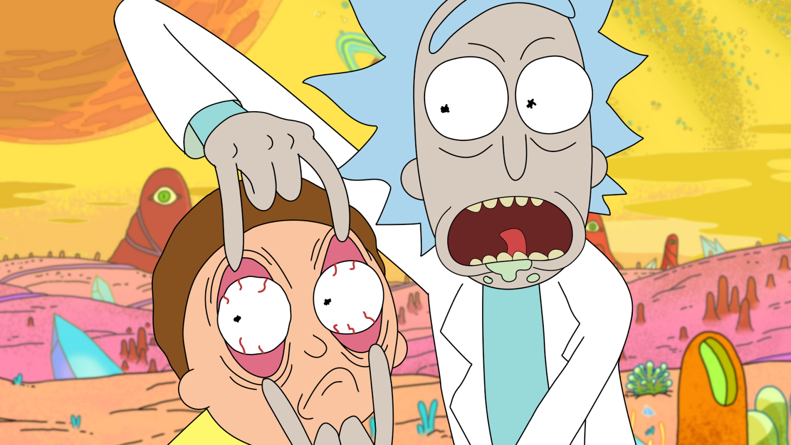 Rick And Morty Wallpaper - Rick And Morty Surprise , HD Wallpaper & Backgrounds
