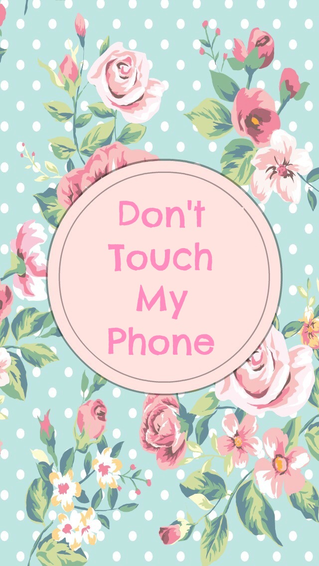 Dont Touch My Phone Wallpaper Free Download - Cute Don T Touch My Phone , HD Wallpaper & Backgrounds